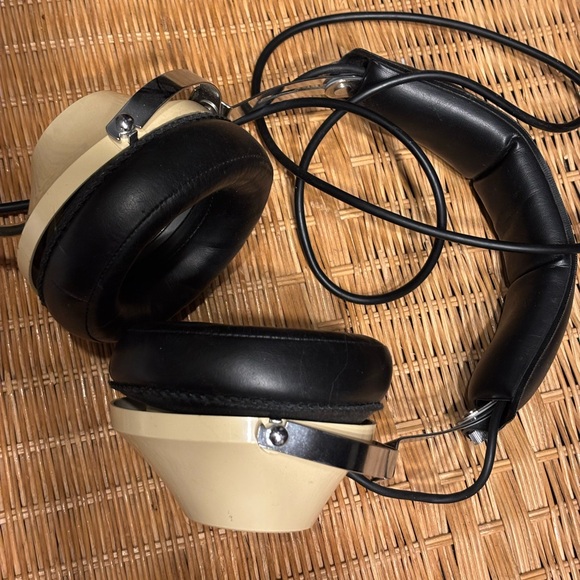 TOSHIBA Vintage HR-50 2-WAY HEADPHONES - Picture 6 of 8